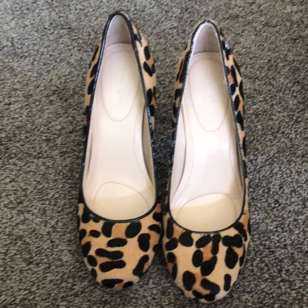 Calvin Klein Leopard look heels